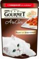 Консервы GOURMET A LA CARTE пауч для кошек 85г кусочки в подливе, говядина с овощами